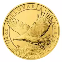 Niue Slovakia Eagle 1/4 uncji 2023 złota moneta awers