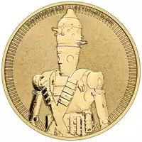 Niue: Star Wars - The Mandalorian - IG-11 1 uncja 2022 - złota moneta