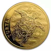 Niue: Żółw 1 uncja 2019 - złota moneta