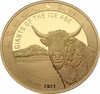 Olbrzymy epoki lodowcowej: Tur 1 uncja 2021 - złota moneta