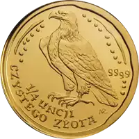 Orzeł Bielik 1/4 uncji - złota moneta