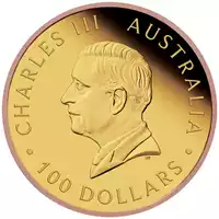 Pięć Suwerenów Australijskich 2024 Proof - złota moneta