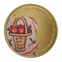 Pomegranates kolorowany 1 uncja 2013 - złota moneta