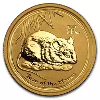 Australijski Lunar - Rok Myszy 2008 1/4 uncji - złota moneta