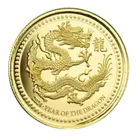 Rok Smoka 1 uncja 2024 Prooflike Samoa - złota moneta