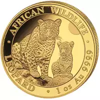 Somalijski Leopard 1 uncja 2024 - złota moneta