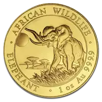 Somalijski Słoń 1 uncja 2016 - złota moneta