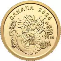 Spirit Dragon 2024 Proof - złota moneta