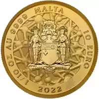 Stanisław Lem Solaris 1/10 uncji 2022 złota moneta awers