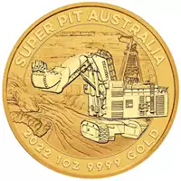 Australia Super Pit 1 uncja 2022 - złota moneta