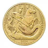 Św. Jerzy i Smok 1 uncja 2024 - złota moneta