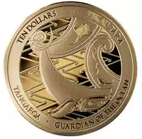 Tangaroa Strażnik Oceanu: 2 x 1/2 uncji 2021 - zestaw złotych monet