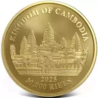 The Lost Tiger of Cambodia 1 uncja 2025 - złota moneta