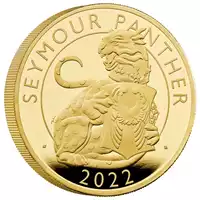 The Royal Tudor Beasts: Seymour Panther 5 uncji 2022 Proof - złota moneta
