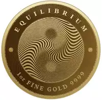 Tokelau Equilibrium 1 uncja 2021 - złota moneta