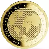 Tokelau Terra 1 uncja 2024 Prooflike - złota moneta