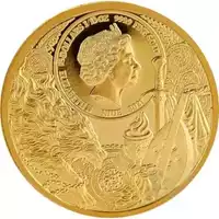 Wiedźmin Ostatnie Życzenie 1/10 uncji 2021 złota moneta awers