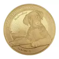 World Famous Dogs - Labrador 1 uncja 2023 - złota moneta