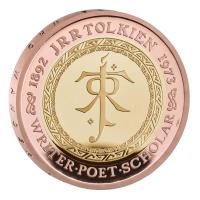 Zestaw Commemorative Coin 2023 - życie i twórczość JRR Tolkiena rewers