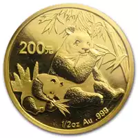 Chińska Panda 1/2 uncji 2007 - złota moneta