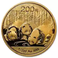Chińska Panda 1/2 uncji 2013 - złota moneta