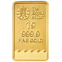 Złota sztabka 1 gram Britannia Royal Mint