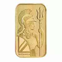Złota sztabka 1 uncja Britannia Royal Mint awers