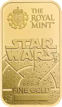 Złota sztabka 1 uncja Star Wars Dark Side The Royal Mint