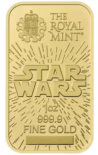 Złota sztabka 1 uncja Star Wars Light Side The Royal Mint 2024