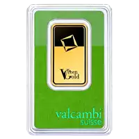 Złota sztabka 1 uncja Valcambi Green Gold