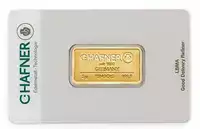 Złota sztabka 10 gramów C.Hafner CertiCard