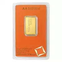 Złota sztabka 10 gramów Valcambi CertiCard