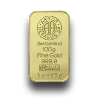 Zestaw 10 x złota sztabka 100 gramów różni producenci