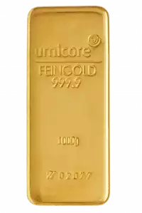 Złota sztabka 1000 gramów Umicore