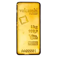 Złota sztabka 1000 gramów Valcambi Green Gold