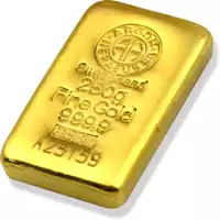 Złota sztabka 250 gramów Argor-Heraeus odlewana