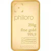 Złota sztabka 250 gramów Valcambi Philoro