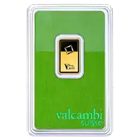 Złota sztabka 5 gramów Valcambi Green Gold