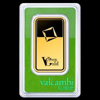 Złota sztabka 50 gramów Valcambi Green Gold