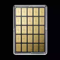 Złota sztabka 50 x 1 gram Heimerle + Meule UnityBox