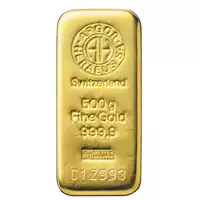 Złota sztabka 500 gramów Argor-Heraeus