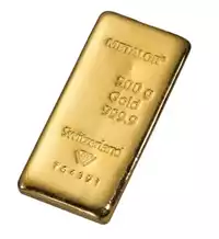 Złota sztabka 500 gramów Metalor