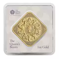 Złota sztabka Bestie Królowej 1 uncja The Royal Mint