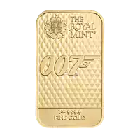 Złota sztabka James Bond 007 Diamenty są wieczne 1 uncja 2022