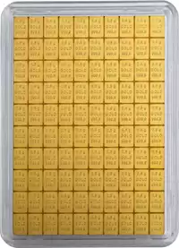 Złota sztabka 100 x 0,5 grama różni producenci