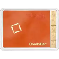 Złota sztabka Valcambi 5 x 1g Combibar