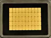 Złota sztabka 50 x 0,5 grama różni producenci