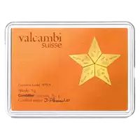 Złota sztabka Valcambi 5 x 1g Combibar Star opakowanie