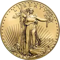 Amerykański Orzeł 1 uncja 2024 - złota moneta