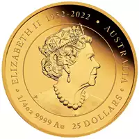 Złoty Australijski Lunar – Rok Smoka 2024 1/4 uncji Proof złota moneta awers